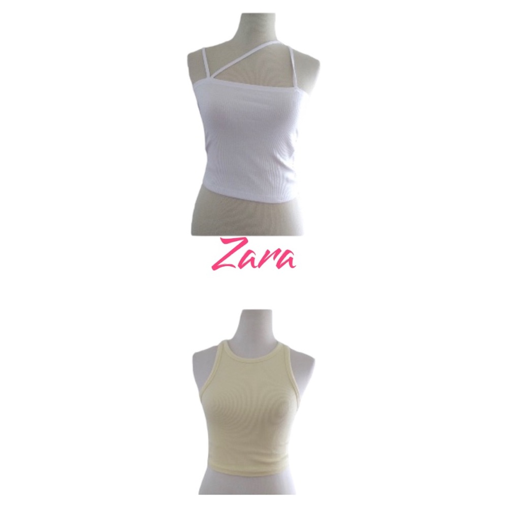 Zara crop tops bundle girl size M